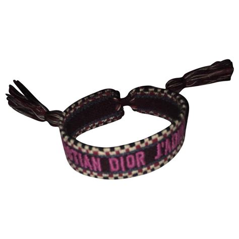 bracelet tissus christian dior|christian dior bracelet price.